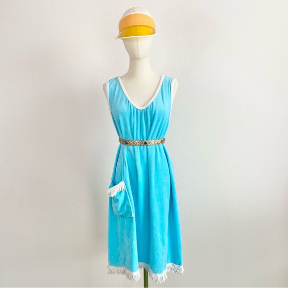 Vintage Other - VINTAGE 1970'S TERRYCLOTH DRESS